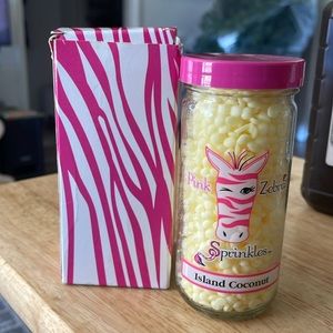 Pink Zebra Fragrance Sprinkles 3.75oz Island Coconut